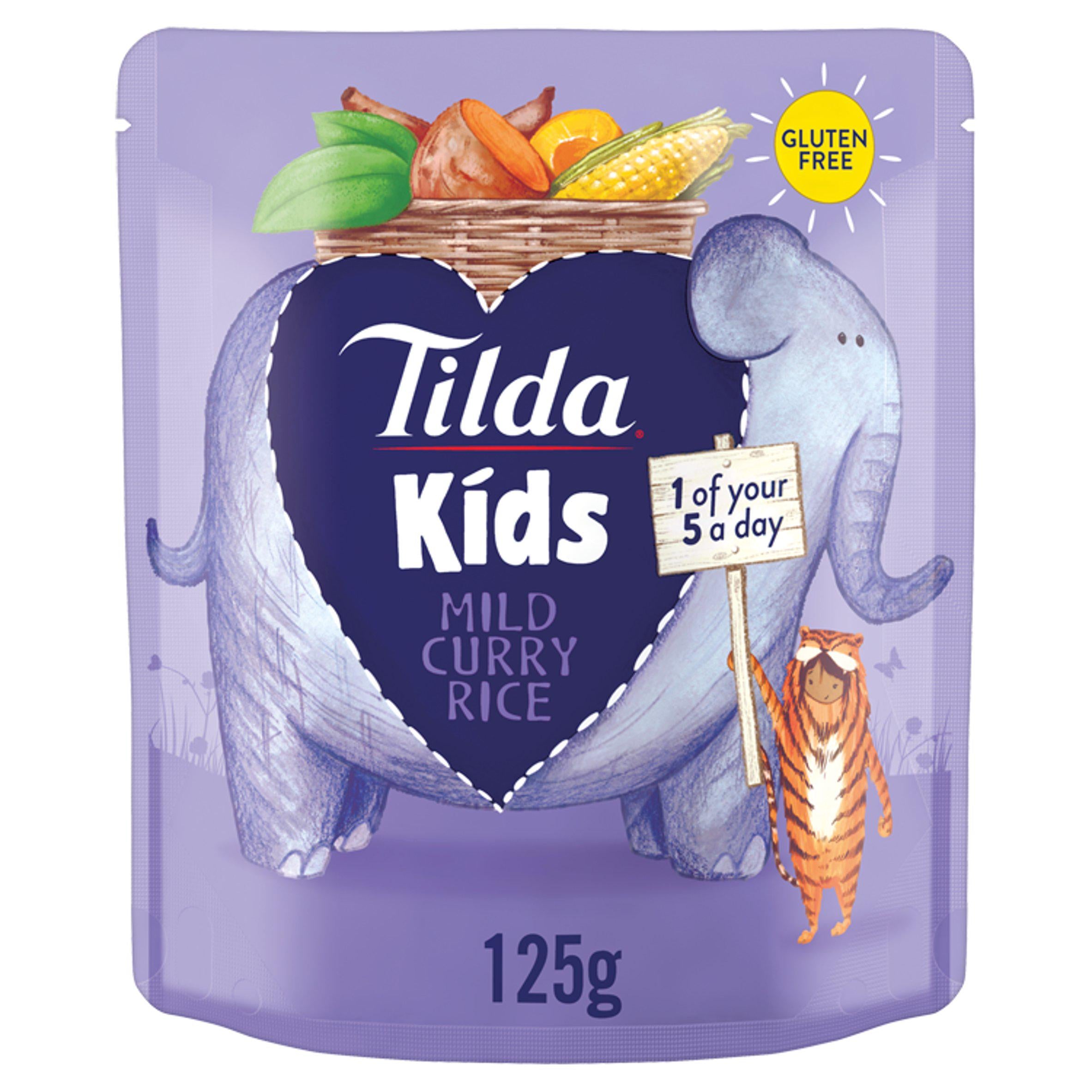 Tilda Kids Mild & Sweet Curry Rice 125g GOODS Sainsburys