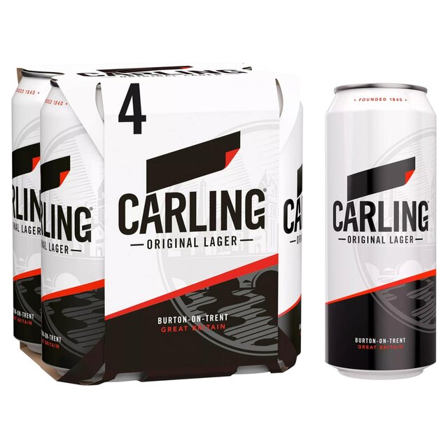 Carling Original Lager   4 x 440ml - McGrocer