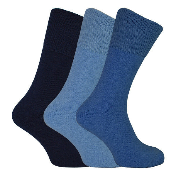 THMO Ladies Thick Warm Bamboo Thermal Socks 4-8 UK GOODS Superdrug Blue