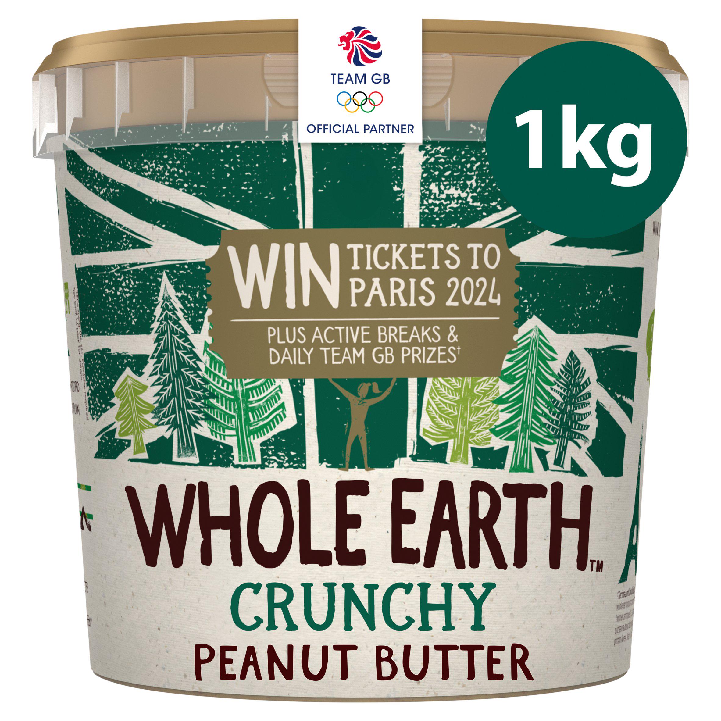 Whole Earth Crunchy Peanut Butter 1kg GOODS Sainsburys