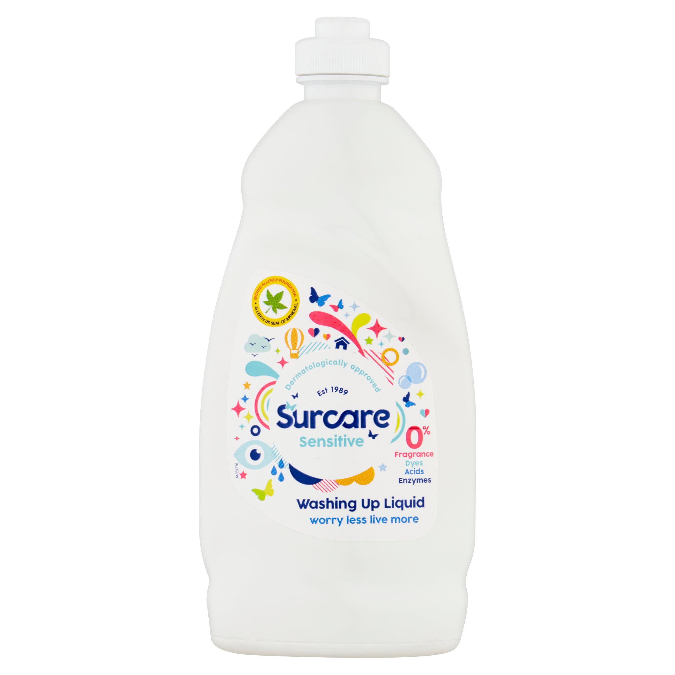 Surcare Sensitive Washing Up Liquid 450ml GOODS Sainsburys