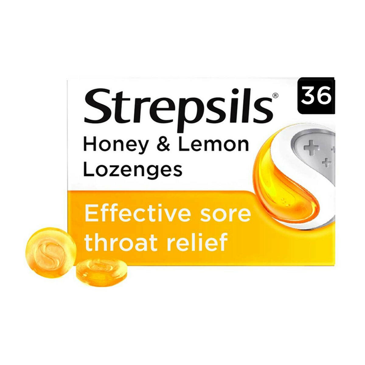 Strepsils Honey & Lemon Lozenges for sore throat x36 GOODS Boots
