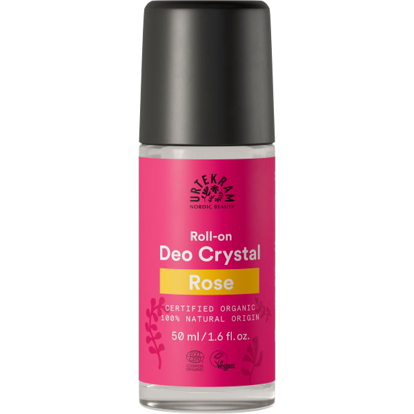 Urtekram Organic Crystal Deodorant Roll On Rose - 50ml GOODS Superdrug
