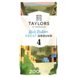 Taylors of Harrogate Rich Italian Decaf Roast Ground Coffee 200g GOODS Sainsburys