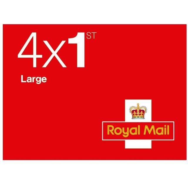 1st Class Large Stamps 4 per pack - McGrocer