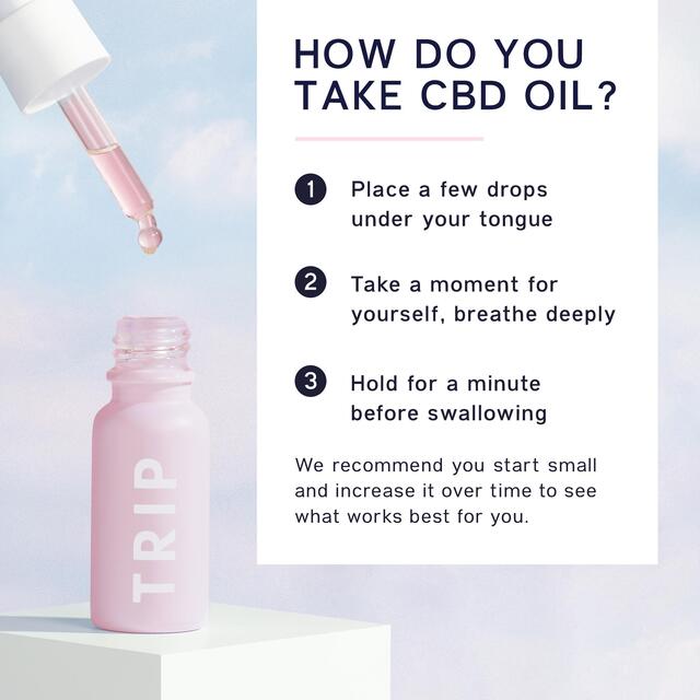 TRIP Orange Blossom 1000mg CBD Oil 15ml - McGrocer