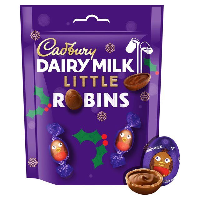Cadbury Dairy Milk Little Robins Chocolate Bag 77g