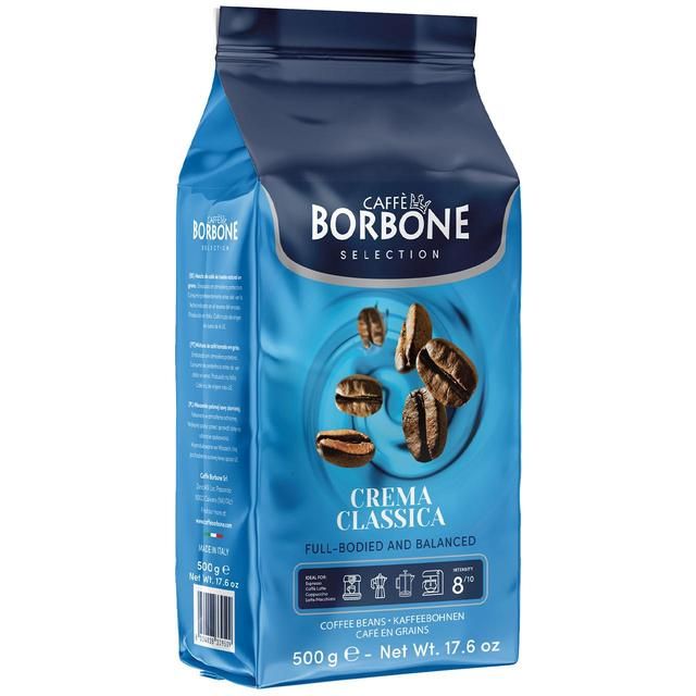 Caffe Borbone Crema Classica Intensity 8 Coffee Beans 500g