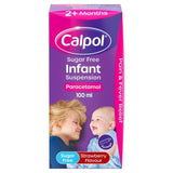 Calpol Infant Sugar Free Oral Suspension Strawberry 2+ Months 100ml