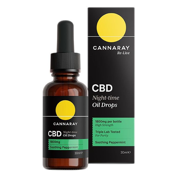 Cannaray Night-Time CBD Oil 600mg 10ml
