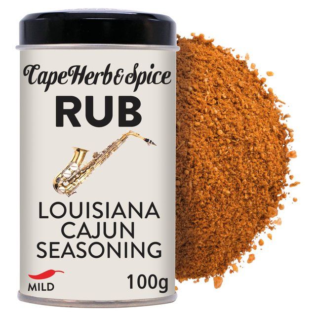 Cape Herb & Spice Louisiana Cajun Seasoning Rub Tin   100g