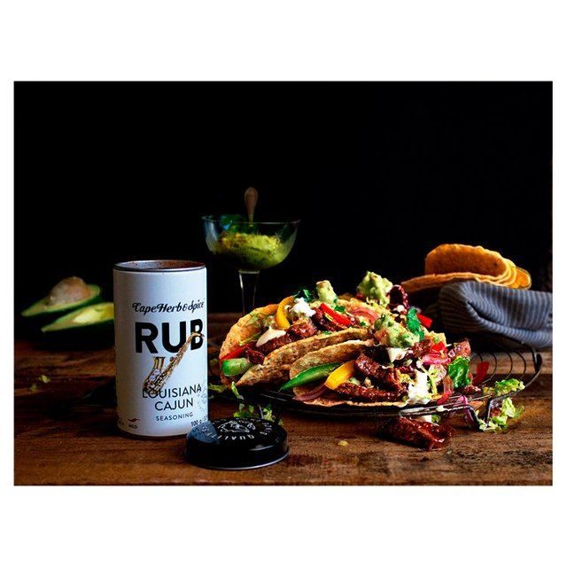 Cape Herb & Spice Louisiana Cajun Seasoning Rub Tin   100g