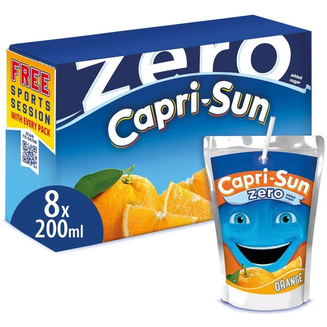 Capri Sun Orange Zero 8 x 200ml