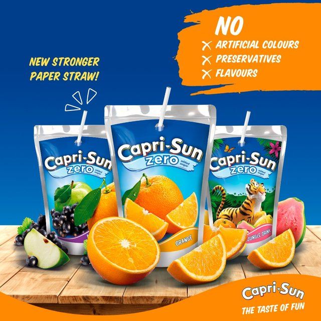 Capri Sun Orange Zero 8 x 200ml