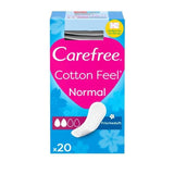 Carefree Cotton Fresh Scented Breathable Pantyliners Single Wrapped 20 per pack