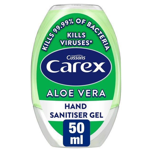 Carex Aloe Vera Antibacterial Hand Sanitiser Gel 50ml