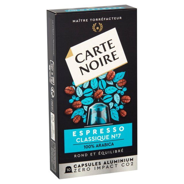 Carte Noire Classique Aluminium Nespresso Compatible Capsules 10 per pack