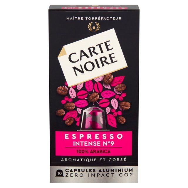 Carte Noire No9 Intense Nespresso Compatible Coffee Capsules 10 per pack