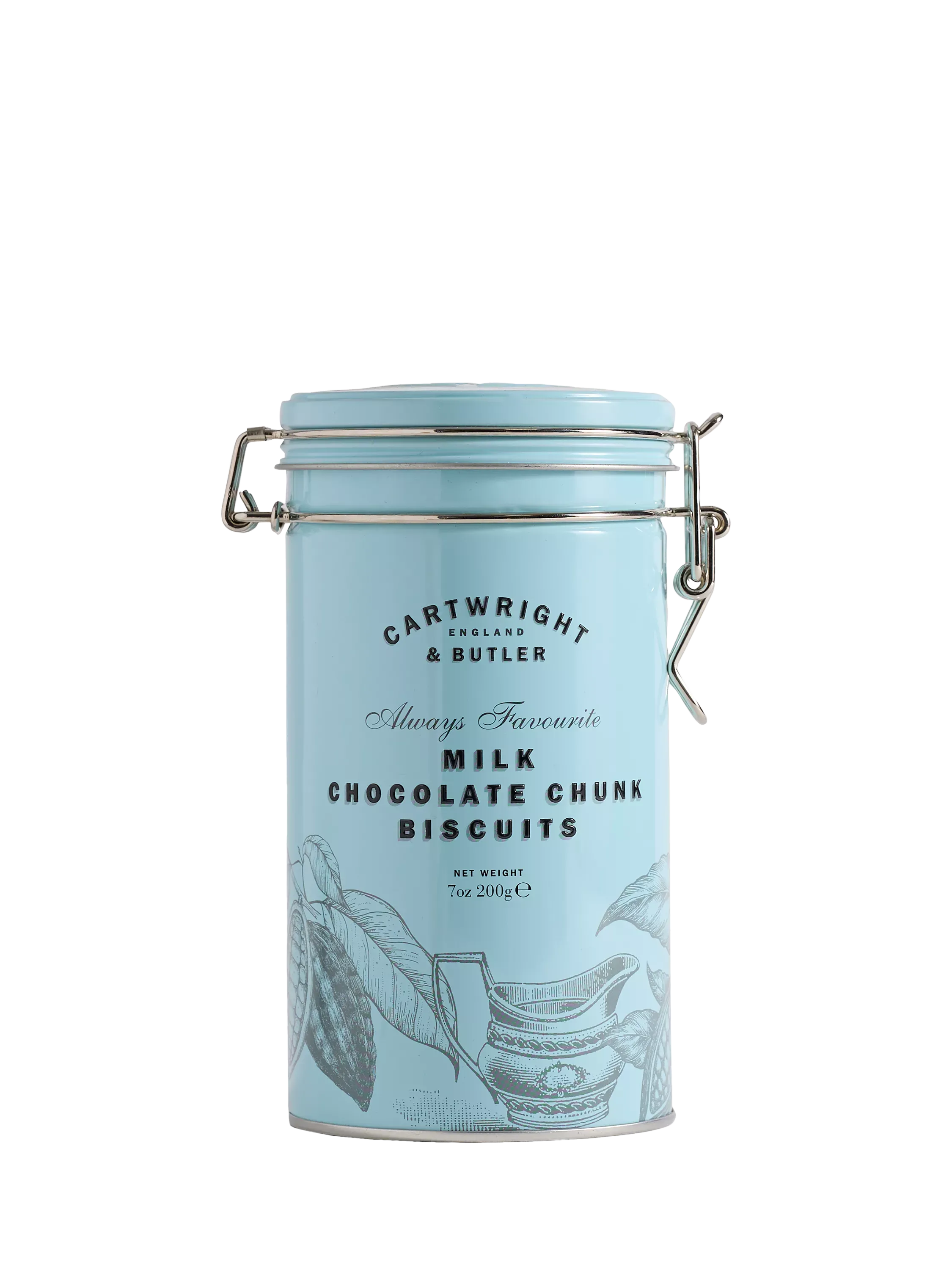Cartwright & Butler Milk Chocolate Chunk Biscuits in Tin, 200g