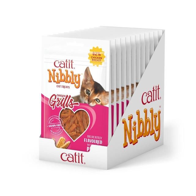 Catit Nibbly Grills Chicken & Prawn Cat Treat 30g