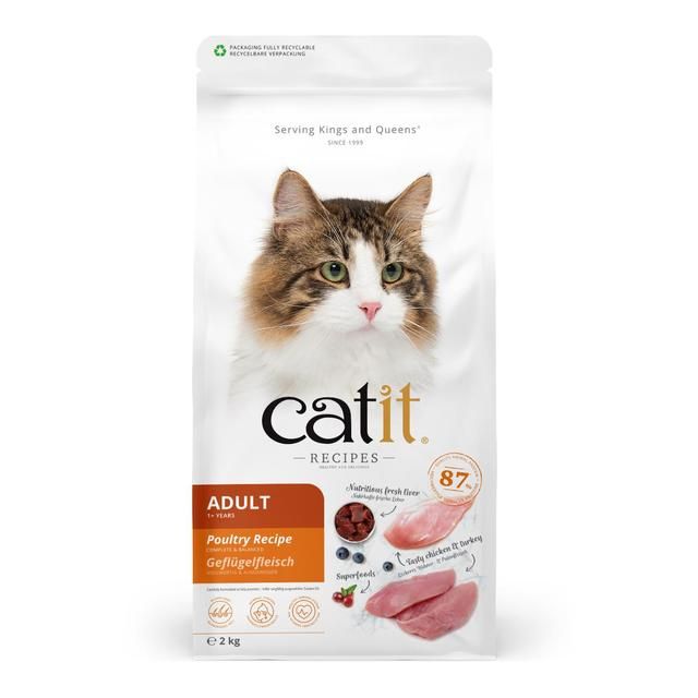 Catit Recipes Dry Adult Poultry 2kg