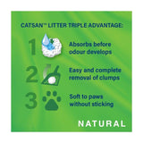 Catsan Natural 100% Biodegradable Clumping Odour Control Cat Litter 20L