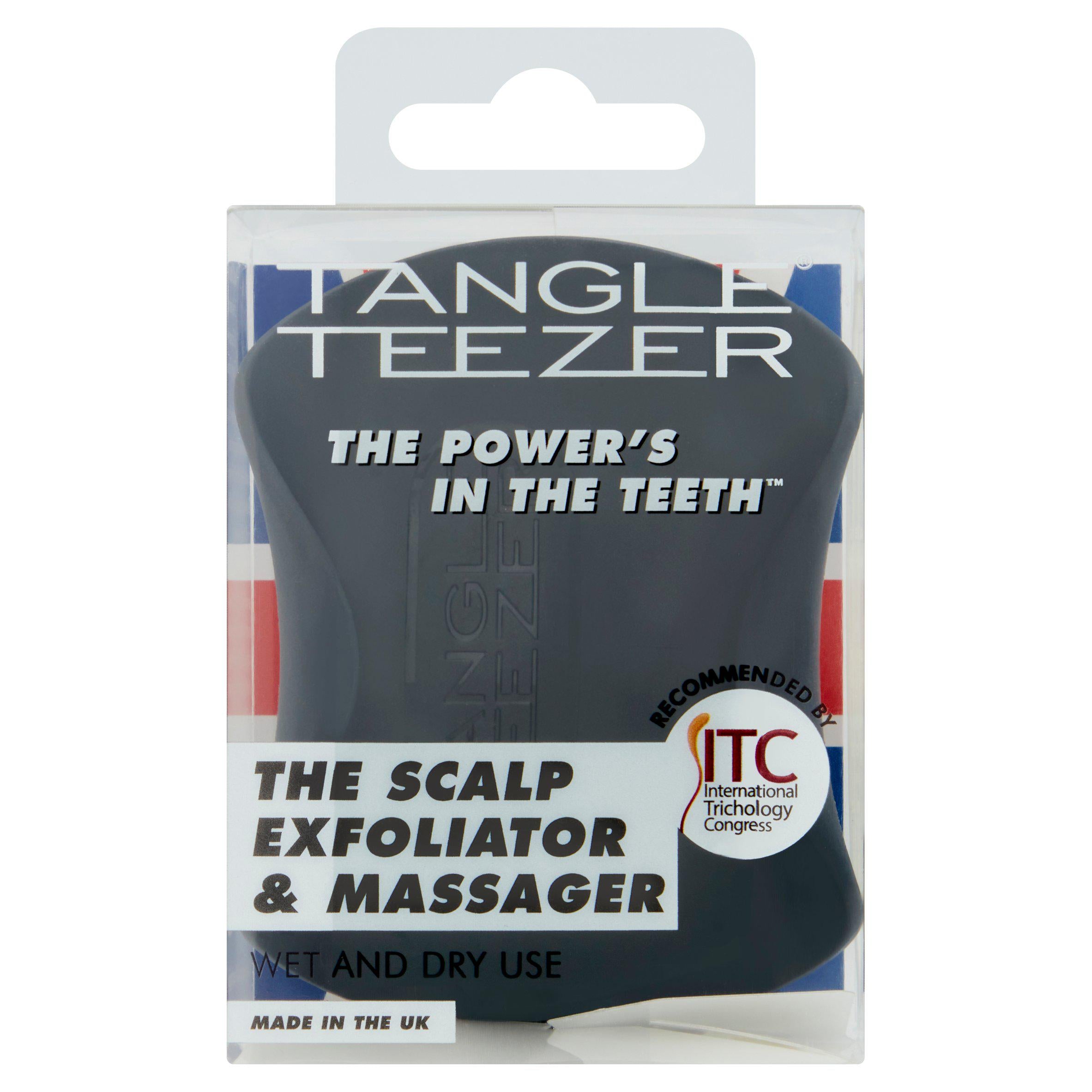 Tangle Teezer The Scalp Exfoliator & Massager Black Onyx Hair accessories Sainsburys