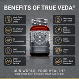 True Veda | Activated Charcoal | Coconut Shells | 60 Caps GOODS Superdrug
