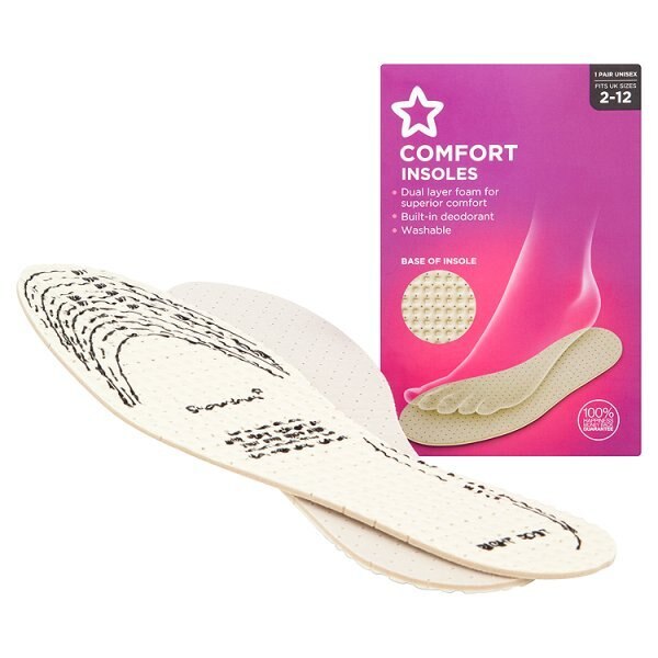 Superdrug Unisex Insoles GOODS Superdrug