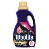 Woolite Laundry Detergent Hand & Machine Wash Liquid Dark Fabrics & Denim 750ml detergents & washing powder Sainsburys