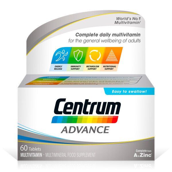 Centrum Advance Multivitamins - 60 Tablets