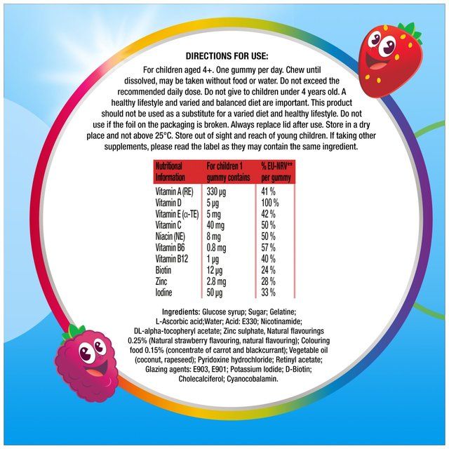 Centrum Kids Multigummies Mixed Berry Food Supplement 30 per pack