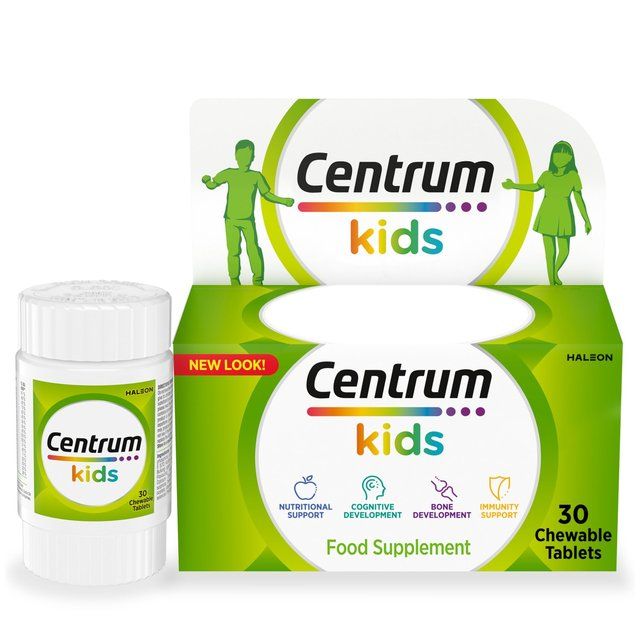 Centrum Kids Multivitamins with Vitamins D C & Zinc Tablets 30 per pack
