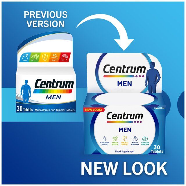 Centrum Men Multivitamins and Minerals Tablets 30 per pack