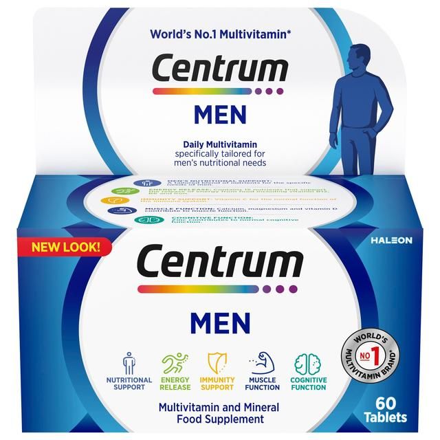 Centrum Men Multivitamins and Minerals Tablets 60 per pack