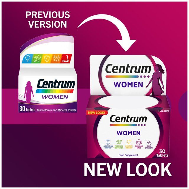 Centrum Women Multivitamins and Minerals Tablets 30 per pack