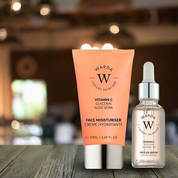 Warda Vitamin C Moisturiser 50ml + Vitamin C Glow Boost Oil GOODS Superdrug