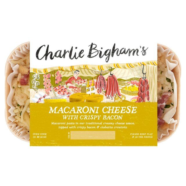 Charlie Bigham's Macaroni Cheese with Pancetta for 2 670g