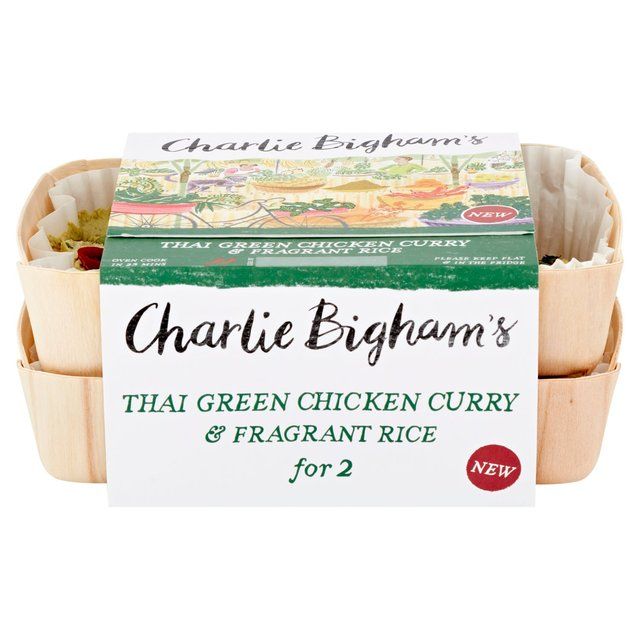 Charlie Bigham's Thai Green Chicken Curry with Rice for 2 805g