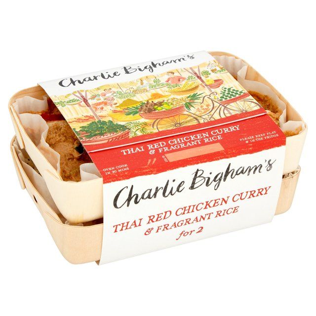 Charlie Bigham's Thai Red Chicken Curry & Fragrant Rice for 2 835g