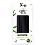 Cheeky Panda Black Bamboo Paper Straws 250 per pack