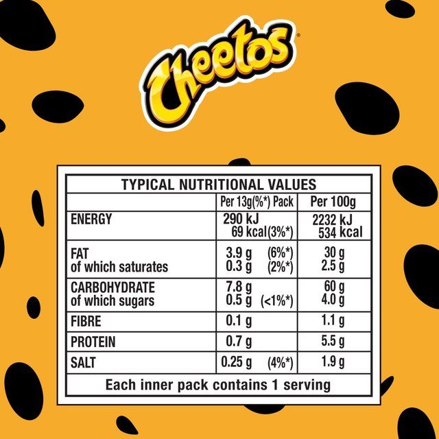 Cheetos Puffs Flamin' Hot Multipack Snacks 6 per pack