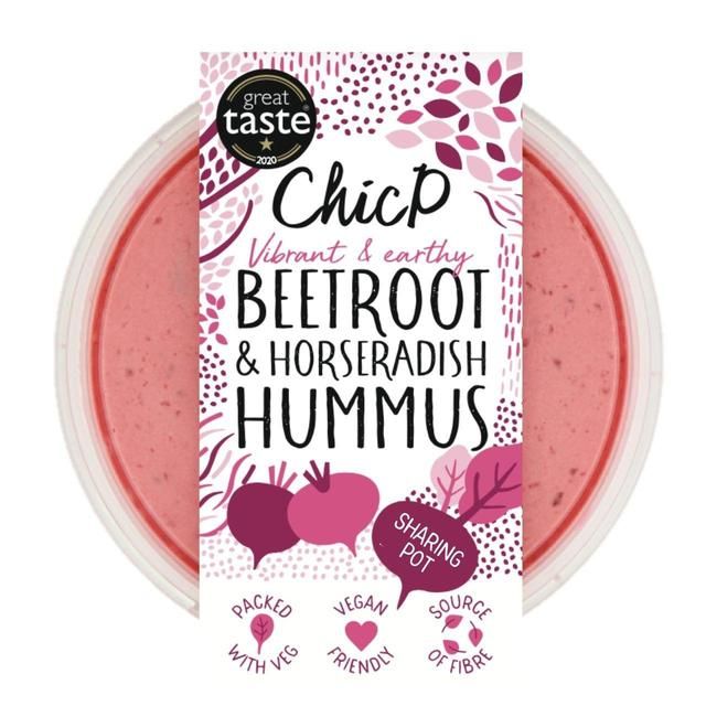 ChicP Sharing Table Beetroot & Horseradish hummus Pot 300g