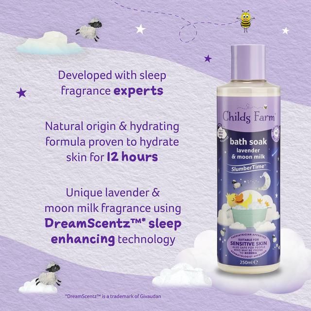 Childs Farm Bath Soak Lavender & Moon Milk SlumberTime 250ml
