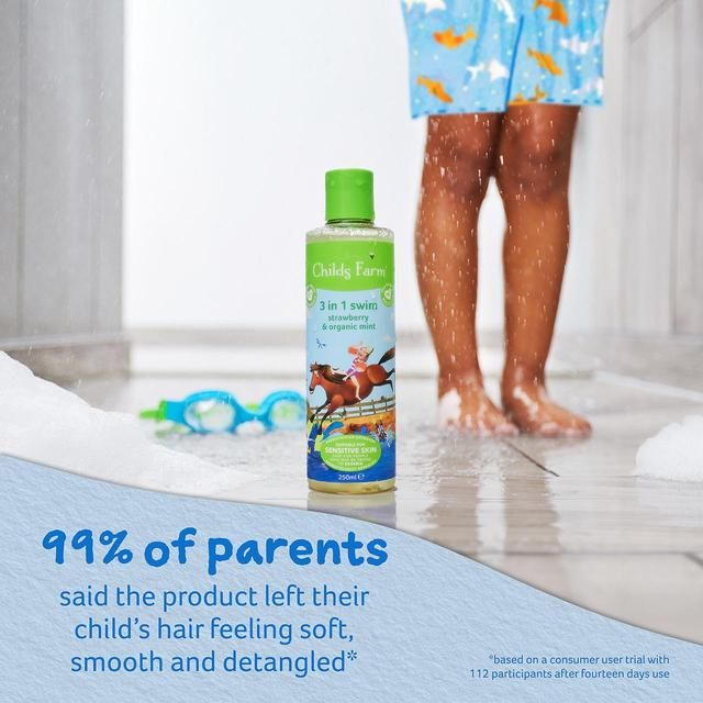 Childs Farm Kids Strawberry & Organic Mint 3 in 1 Swim 250ml