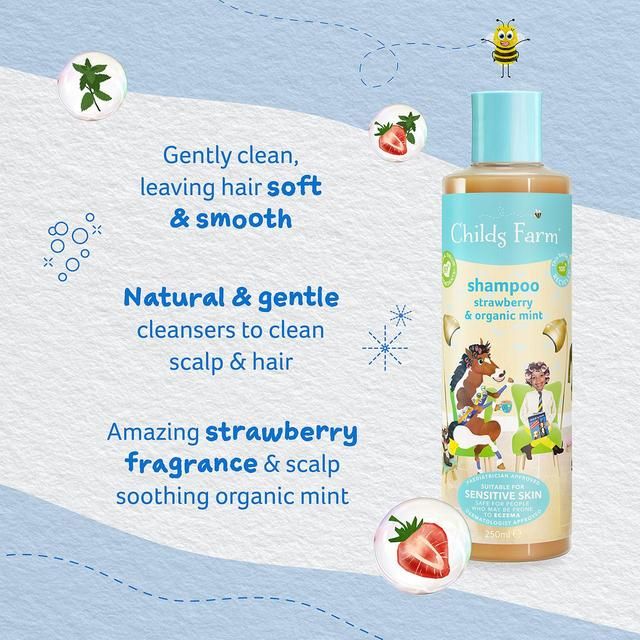 Childs Farm Kids Strawberry & Organic Mint Shampoo 500ml