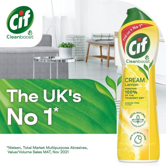 Cif Lemon Cream Cleaner 500ml