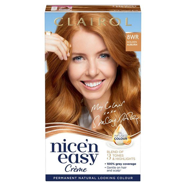 Clairol Nice'n Easy Hair Dye 8WR Golden Auburn
