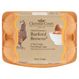 Clarence Court Burford Brown Free Range Very Large Eggs 6 per pack