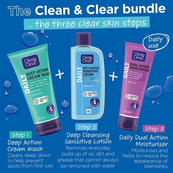 Clean & Clear Deep Action Cleansing Wash 150ml